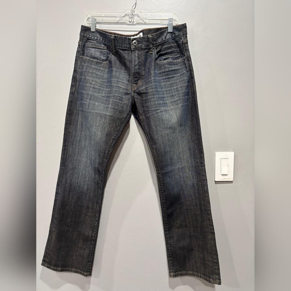 Men's Classic Black Straight Jeans